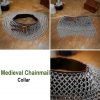 Round Ring Chainmail Gorget / Standard, Butted, ID 10 mm