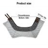 Round Ring Chainmail Gorget / Standard, Butted, ID 10 mm