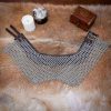 Round Ring Chainmail Gorget / Standard, Butted, ID 10 mm