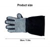 Handcrafted Genuine Suede Gloves with Butted Chainmail