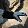 Handcrafted Genuine Suede Gloves with Butted Chainmail