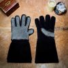 Handcrafted Genuine Suede Gloves with Butted Chainmail