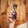 Viking Authentic Horn Spoons Set of 4 Handcrafted Genuine Horn Accessory