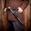 Medieval Angled Sword and Dagger Frog Genuine Leathercraft