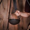 Hand Forged Cauldron Fully Functional Iron Camping Accessory
