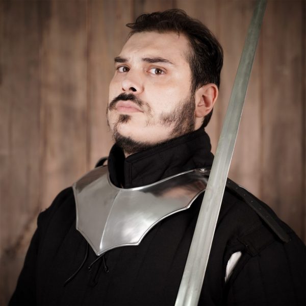 Medieval Knightly Avenger Steel Gorget
