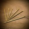 Medieval Pure Brass Needle Fully Functional Accessory Set of 6