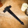 Medieval Chest Hinges / Hand Forged Iron Rustic Door Hinge
