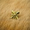 Medieval Pure Solid Brass Leather Mounts Functional Set of 5