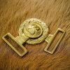Civil War Confederate officers Brass Belt Buckle