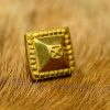 Elite Pure Solid Brass Leather Mounts Functional Set of 5