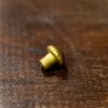 Pure Brass Small Mushroom Head Rivets Set of 25