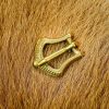 Medieval Small Pure Brass Belt Buckle Functional