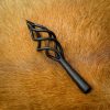 Late Medieval Fire Flame Arrowhead Hand Forged Iron