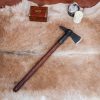 Pirate Boarding Axe with Hand Forged Carbon Steel Head