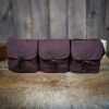 Medieval Triple Pouch Cotton Canvas Belt
