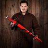 Late Medieval Sword with Red Scabbard Functional