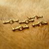 Medieval Belt Studs or Conchos Pure Solid Brass Set of 5