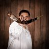 Medieval Viking Gun Powder Horn Functional Genuine Horn Accessory