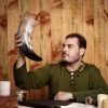 Medieval Viking Large Drinking Horn Handcrafted Genuine Ox Horn
