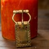Medieval Pure Solid Brass Belt Buckle Functional Clothing Accessory