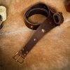 Pirate Genuine Leather Belt with Sword Holder