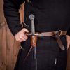 Medieval Genuine Leather Frog for Swords Axes and Daggers