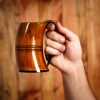 Medieval Viking Horn Tankard Beer Mug Handcrafted Genuine Ox Horn