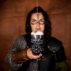 The Vegvisir Drinking Horn Engraved and Handcrafted from Genuine Ox Horn