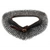Chainmail Gorget / Standard Stainless Steel Flat Rings Dome Riveted
