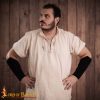 Medieval Padded Bracers with Leather Cord Closure