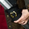 Leather Right Hand Frog for Swords and Club Arms