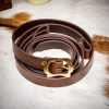 Roman Sword Hanging Genuine Leather Belt