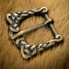 Dark Age Warrior Solid Brass Buckle Belt Accessory