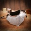 Gothic Knight Gorget with fluting and roped design edges