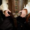 Handcrafted Leather Belt with Pure Solid Brass Ring Genuine Leathercraft