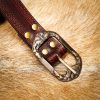 Handcrafted Genuine Leather Belt with Embossed Design