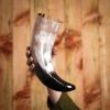 Medieval Viking Large Drinking Horn Handcrafted Genuine Ox Horn