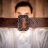 Captain Jack Sparrow Handcrafted Genuine Leather Belt