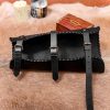 Fantasy Leather Greaves Handcrafted Genuine Leathercraft