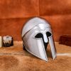 Greek hoplite Corinthian Steel Helmet with Leather Liner