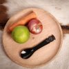 Authentic Medieval Horn Spoon Set of 4 Genuine Handcrafted Ox Horn