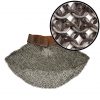 Flat Ring Medieval Chainmail Aventail, Wedge Riveted, ID 9 mm, Natural