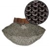 Flat Ring Medieval Chainmail Aventail, Riveted and Alternating, ID 6 mm, Natural