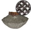 Flat Ring Medieval Chainmail Aventail, Riveted, ID 9 mm, Natural