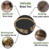 Viking Fenrir Wolf Torc Pure Solid Brass Neck Ring