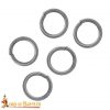 Mild Steel Loose Rings, Butted Round Rings, 9 mm 16 gauge, Craft and Repair Chainmail Armour