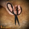 Antique Iron Hand Forged Scissors Fully Functional Medieval Accessory