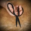 Antique Iron Hand Forged Scissors Fully Functional Medieval Accessory