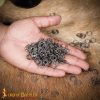 Mild Steel Loose Rings, Round Rings with Dome Rivets, 9 mm 16 gauge, Craft and Repair Chainmail Armour